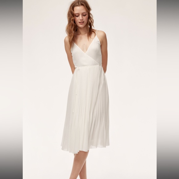 Aritzia Wilfred White Beaune Dress - Picture 1 of 3